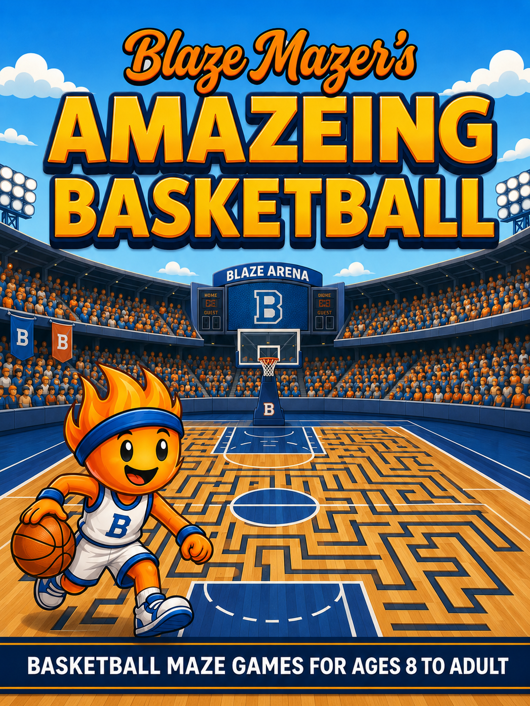 Blaze Mazer's Amazeing Basketball book cover — coming soon